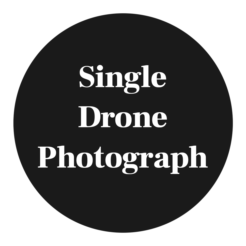 Single drone photograph