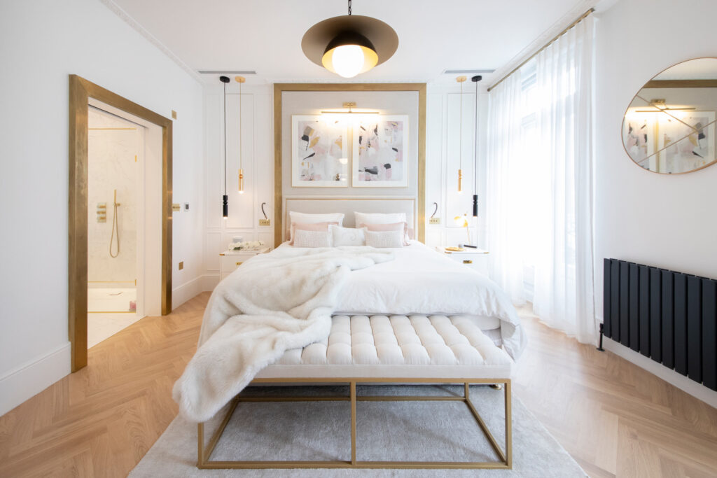 Interior photography modern bedroom