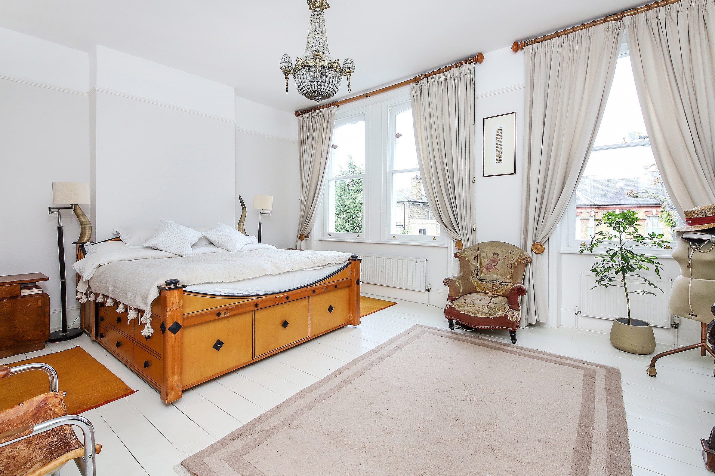 Property photography bedroom interior